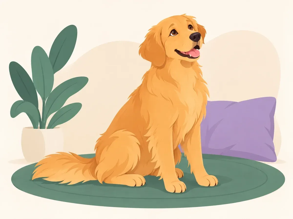 An owner teaching a dog sit